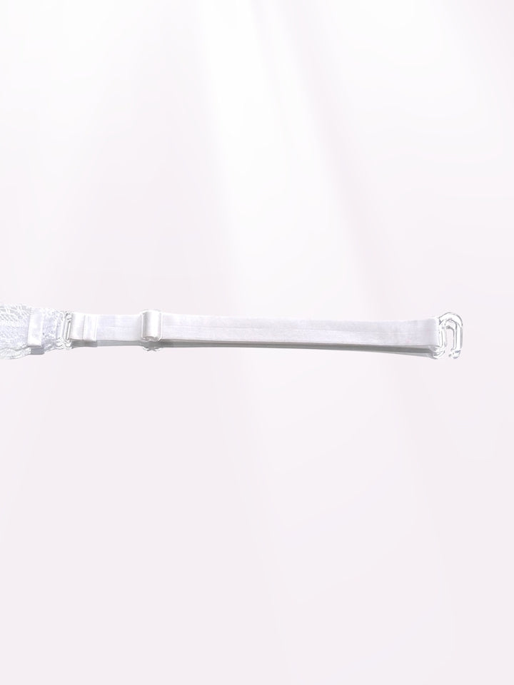 siren white lace bow belt extender