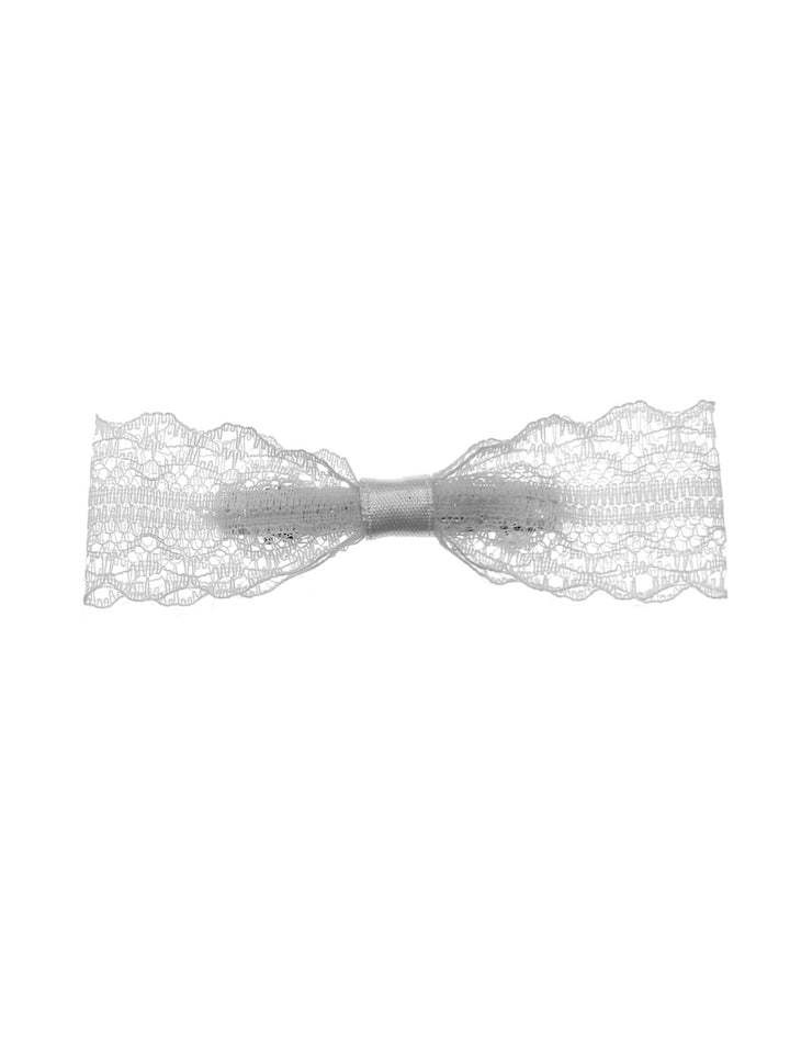 Siren White Lace Hair Bow