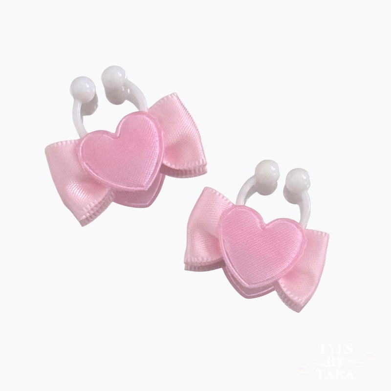 Sweetheart Pink Bow Nipple Clamps