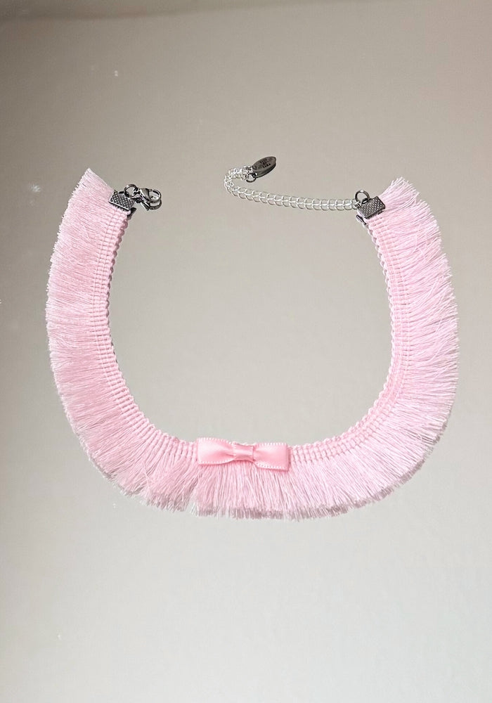 Fringe with Benefits Pink Bowtye