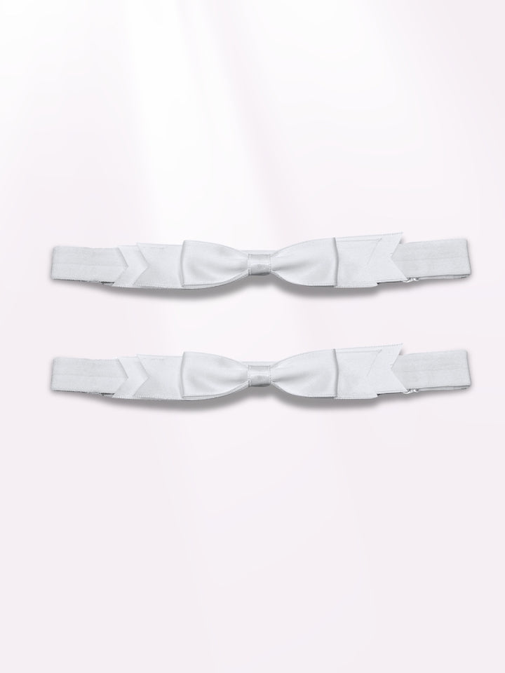 white enchantress  bow leg garters
